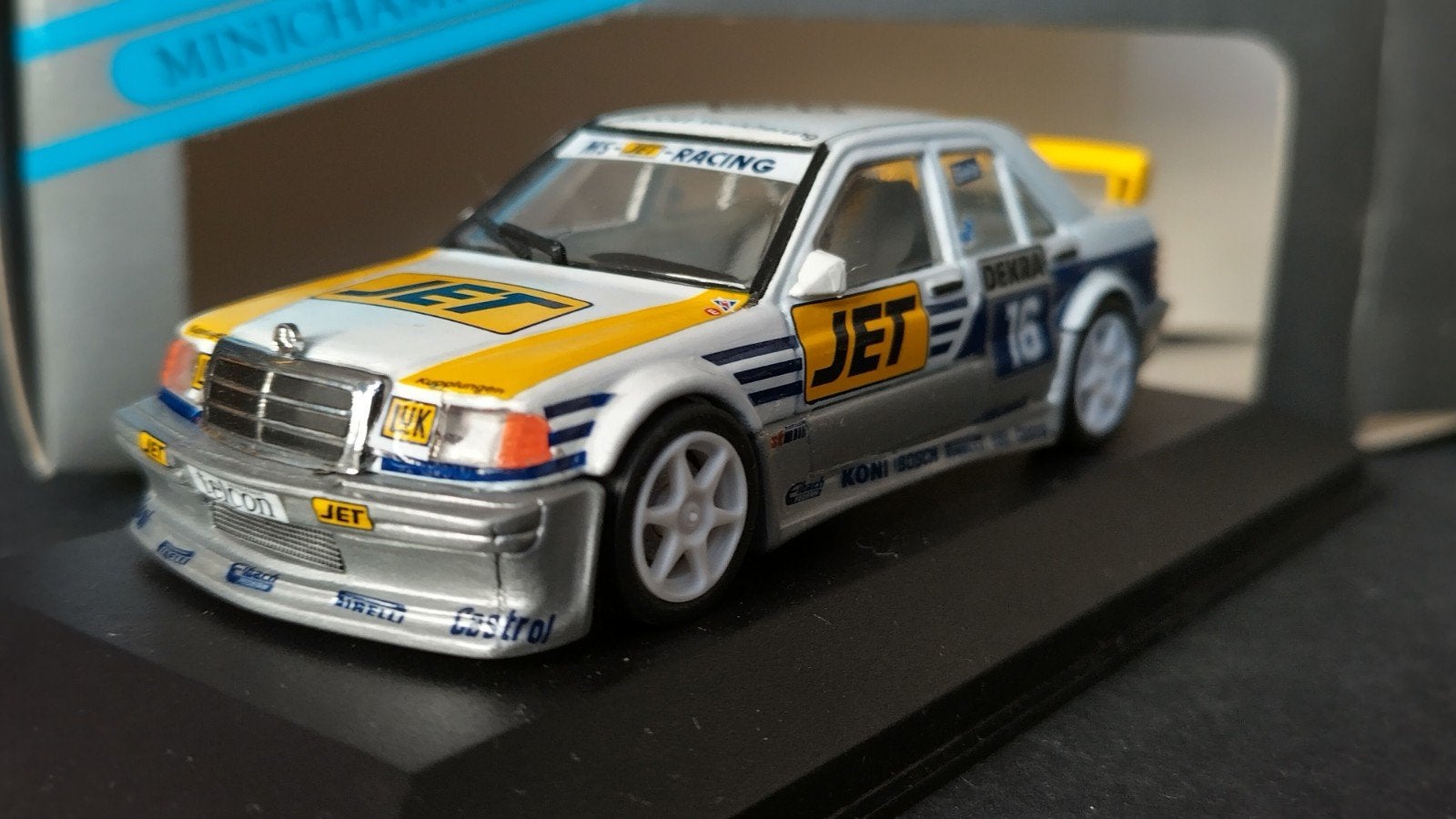 Mercedes Benz 190 Evo 1 DTM Ms Jet Biela Minchamps Pol, Auto, Verzenden, ., Nieuw