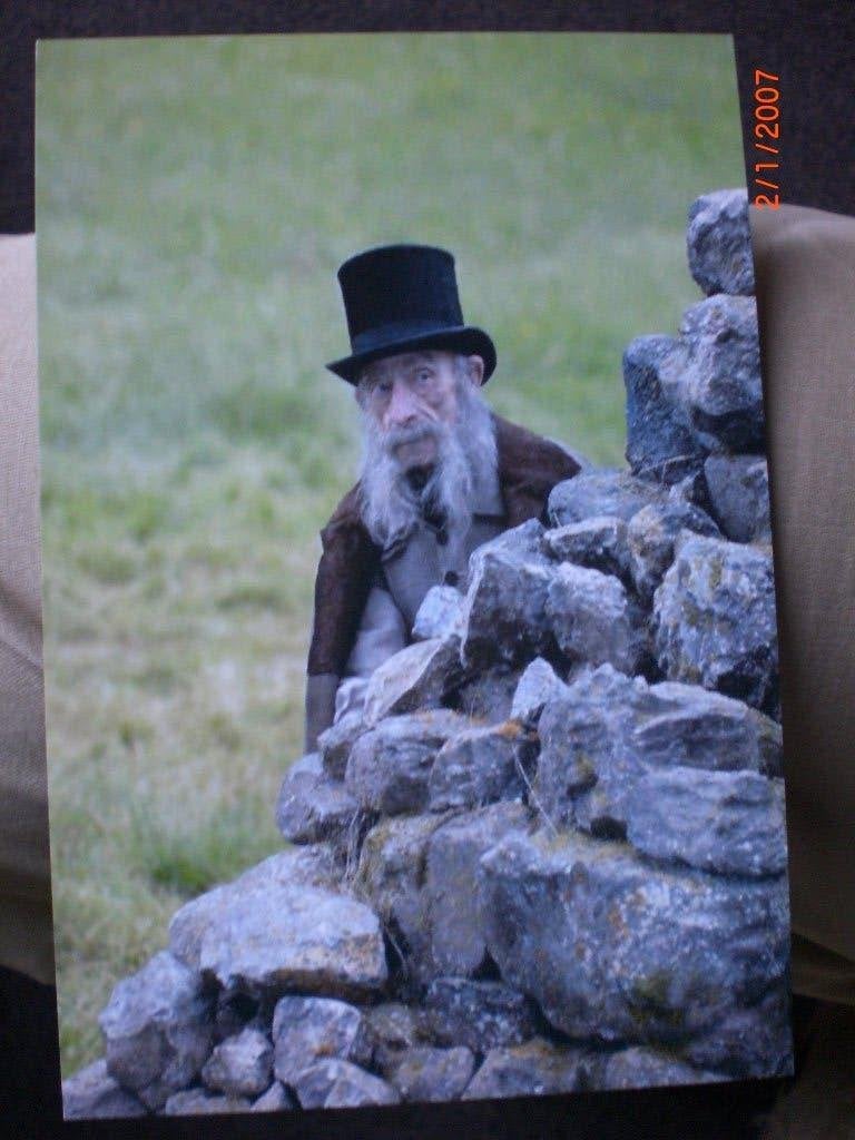 kaart David Kelly in 'Stardust, Ophalen of Verzenden, 1980 tot heden, Ongelopen, Sterren en Beroemdheden