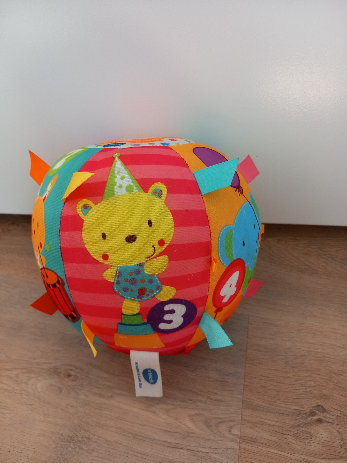 VTech Knuffel & Leer Bal - Zachte Baby Speelbal, Ophalen of Verzenden