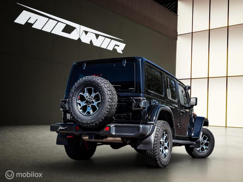 Jeep Wrangler Unlimited 2.0T Rubicon |Cabriodak |Leder, Automaat, 4 cilinders, Cabriolet, Lichtsensor