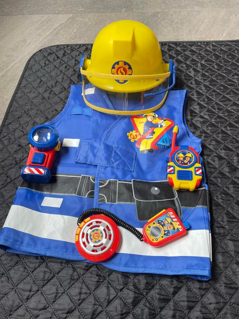 Brandweerman Sam Verkleedset met Accessoires, Ophalen, Gebruikt, Jongen of Meisje
