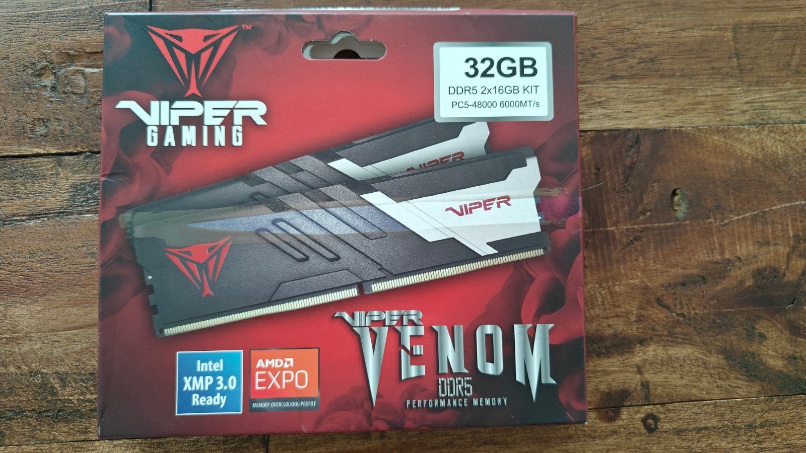 Patriot Memory Viper Venom 1, 32 GB, Nieuw, Ophalen of Verzenden, Desktop