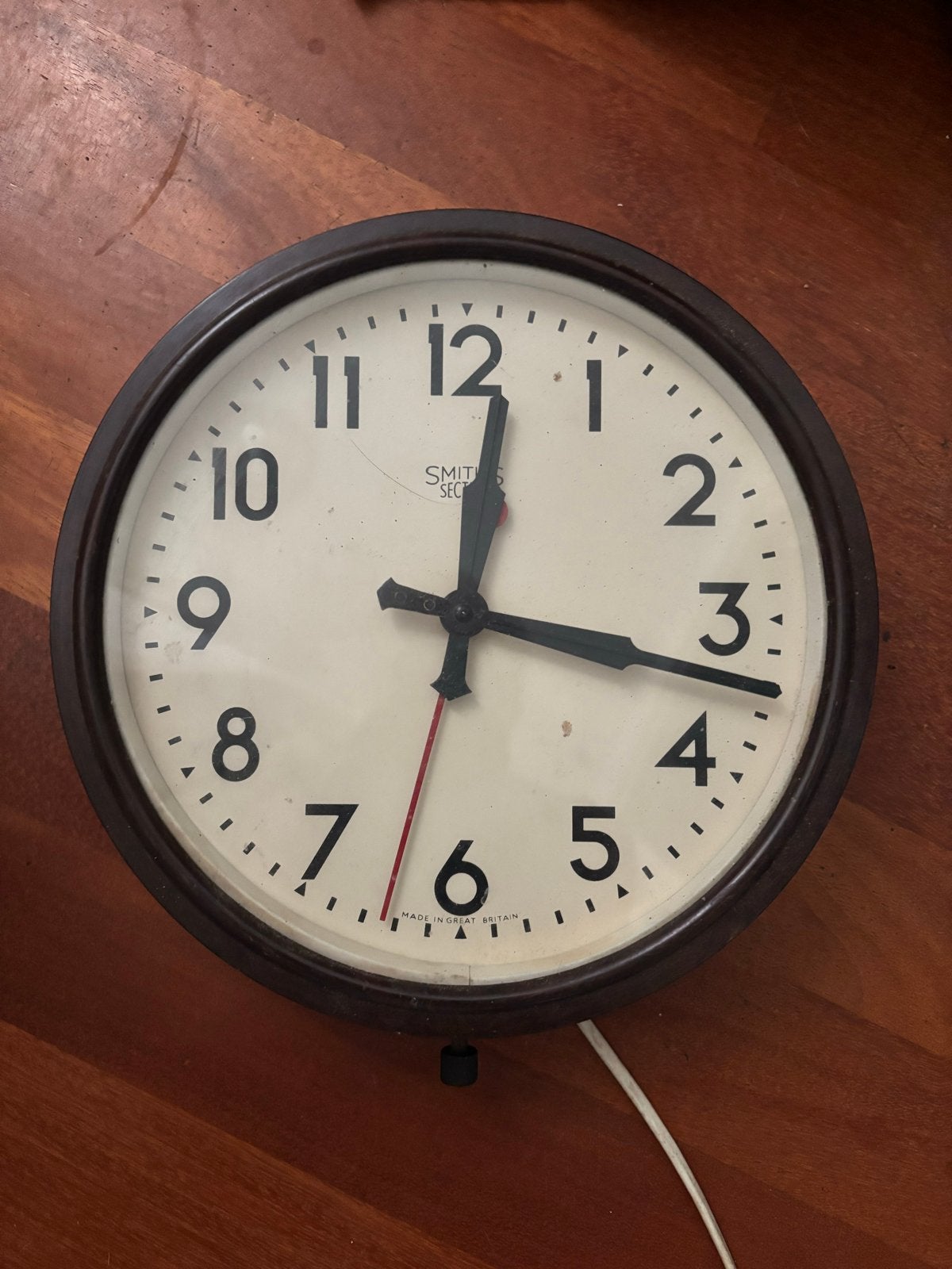 Vintage Bakelieten Smiths Sectric Elektrische Klok - Gaaf, Ophalen
