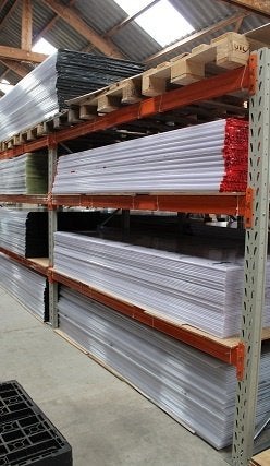 Foto 3 van polycarbonaat platen helder of opaal wit 10mm en 16mm nieuw