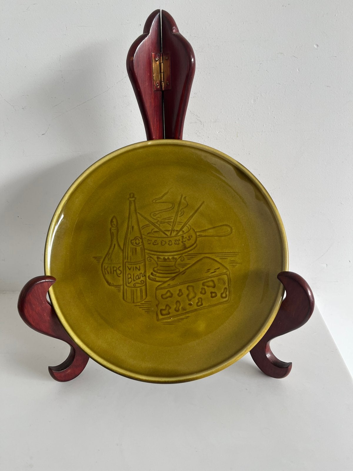 GIEN. —  FRANCE. —  KLEINE FONDUEBORDEN.  —1960/1970., Ophalen of Verzenden
