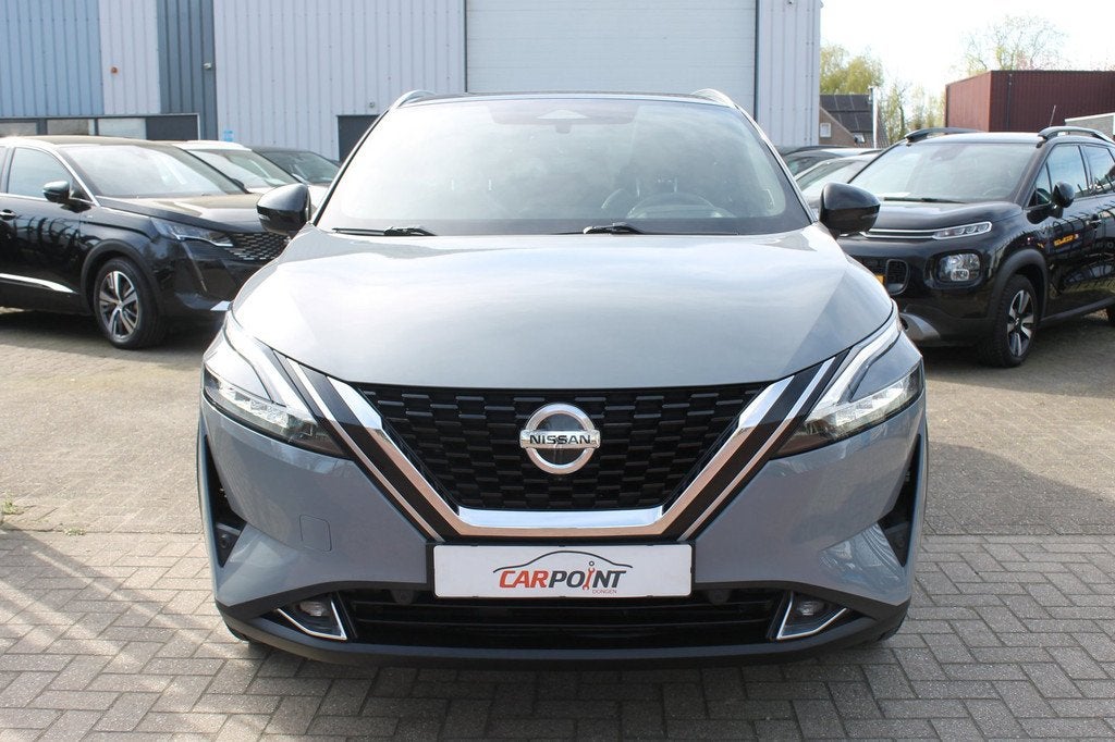 Nissan Qashqai 1.3 MHEV Xtronic Tekna + Massage Pano Leer 36, Auto's, Nissan, 1800 kg, Zwart, 4 cilinders, Bedrijf