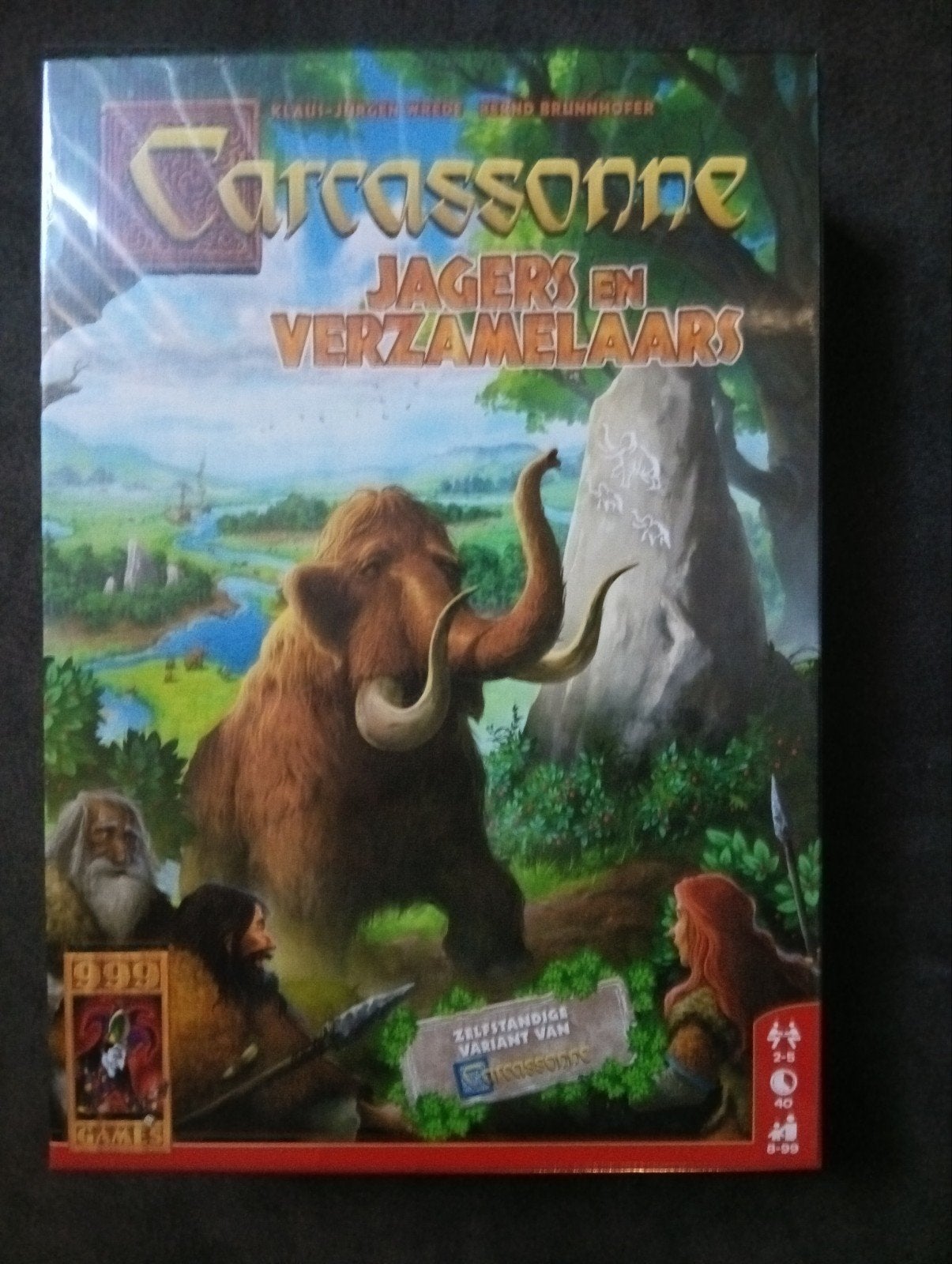 Carcassonne Jagers en Verzamelaars - Nieuw in Seal, Een of twee spelers, Ophalen of Verzenden, Nieuw, 999 Games