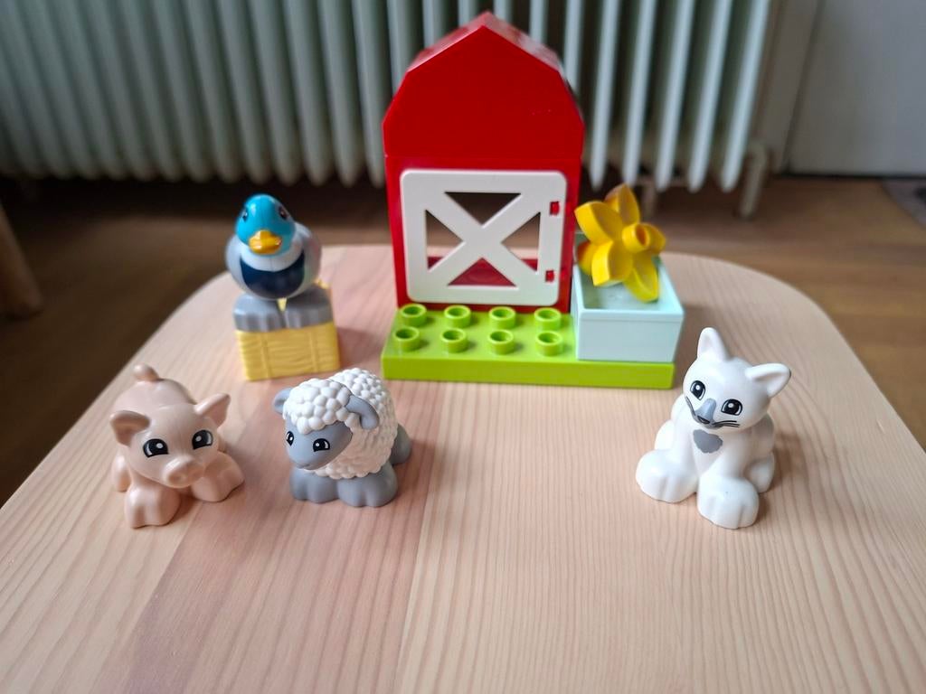 Te koop: Lego Duplo boerderijdieren verzorgen (10949), Ophalen, Zo goed als nieuw, Complete set, Duplo