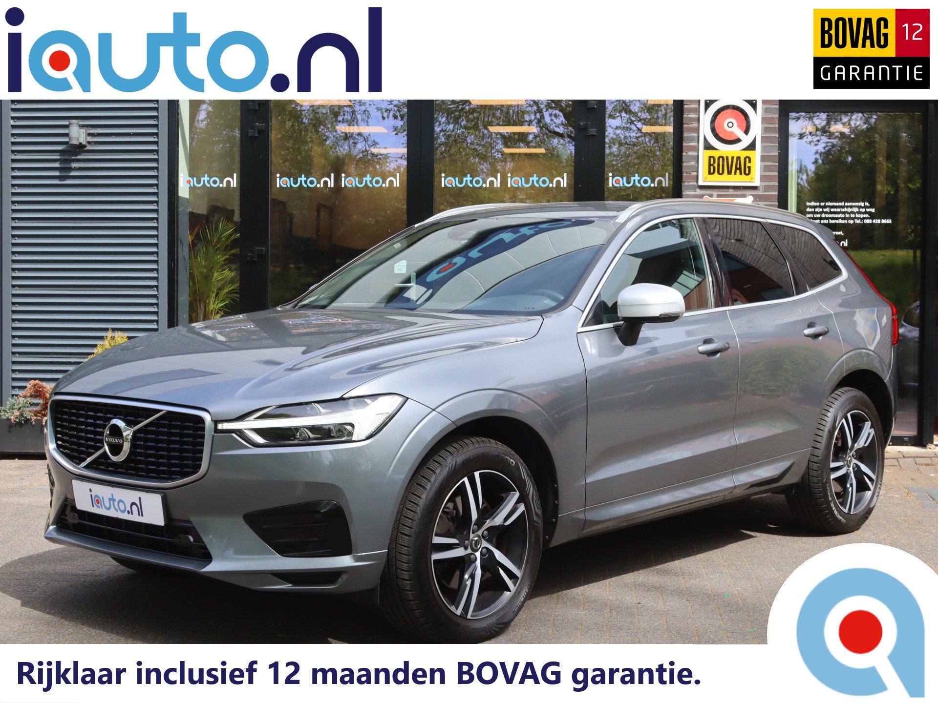 Volvo XC60 2.0 T4 R-Design LED/Leder/Navi/Camera/CarPlay/Vir, 12 maanden, Gebruikt, 14 km/l, Bedrijf