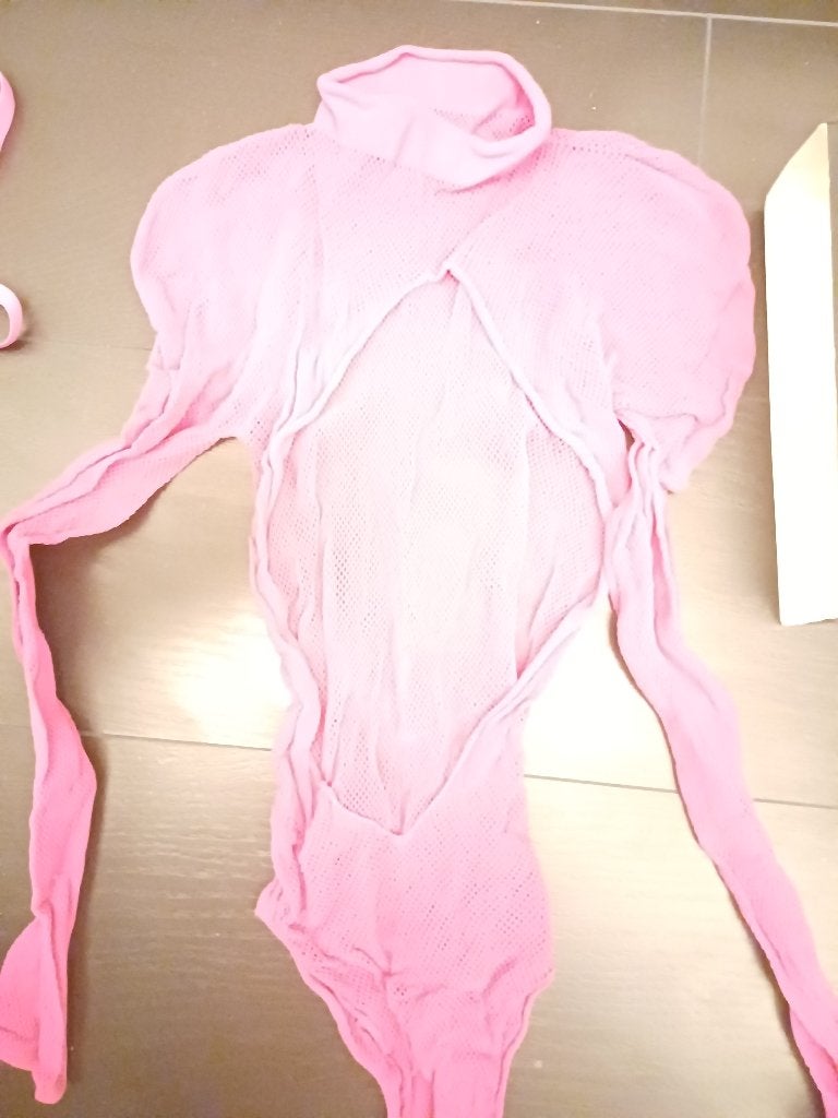 sexy body roze privat collection HM, nieuw in doos, rug open, Hunkemöller, Verzenden, Roze, Body of Korset