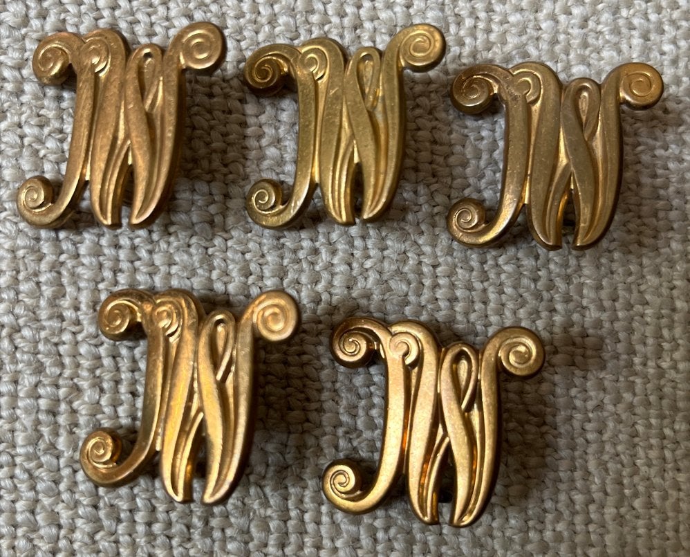 5 Vintage Emblemen Korps Mobiele Colonnes, Ophalen of Verzenden, Overige soorten, Nederland, Embleem of Badge