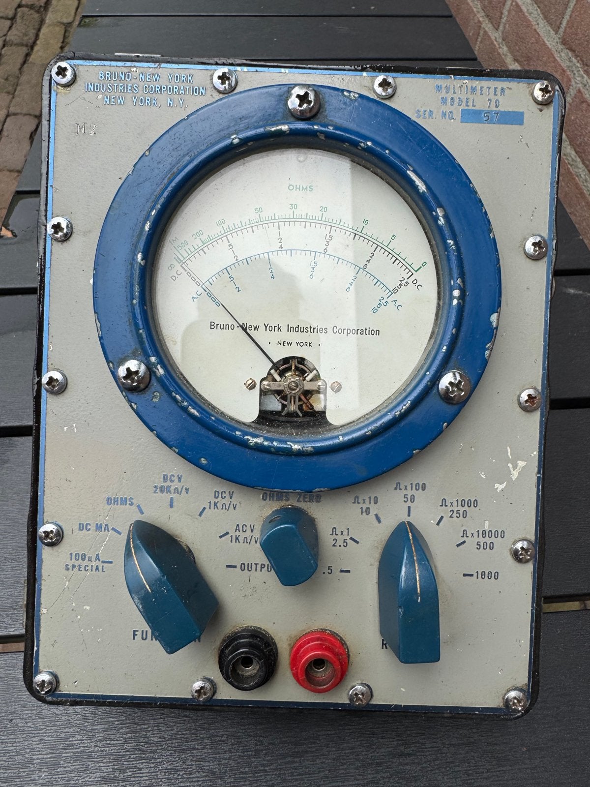 Vintage Bruno New York Multimeter Model 70 - Werkend, Ophalen of Verzenden, Gebruikt