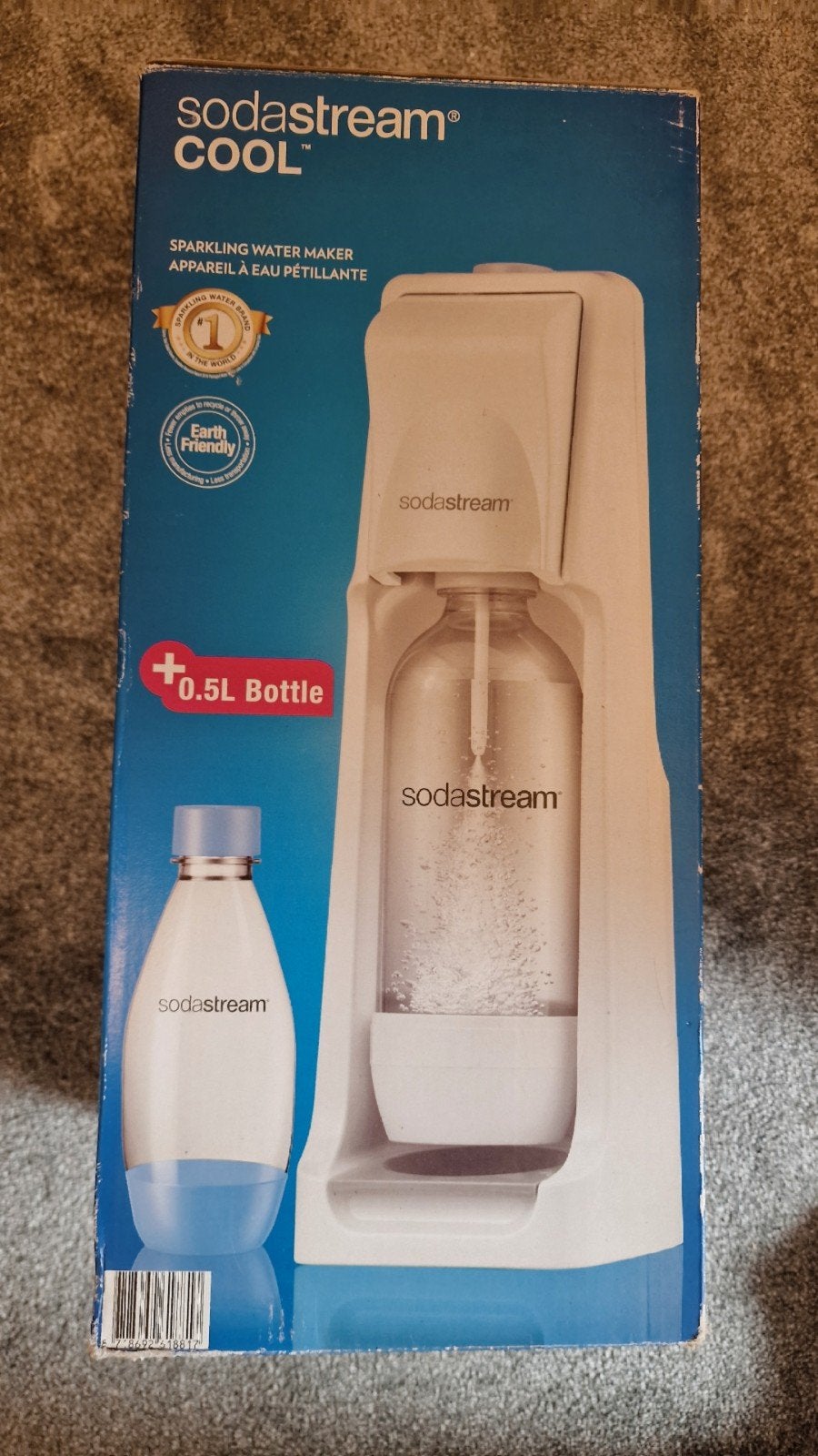 Nieuwe Sodastream Cool bruiswatermaker + 0.5L fles, Ophalen of Verzenden, Nieuw