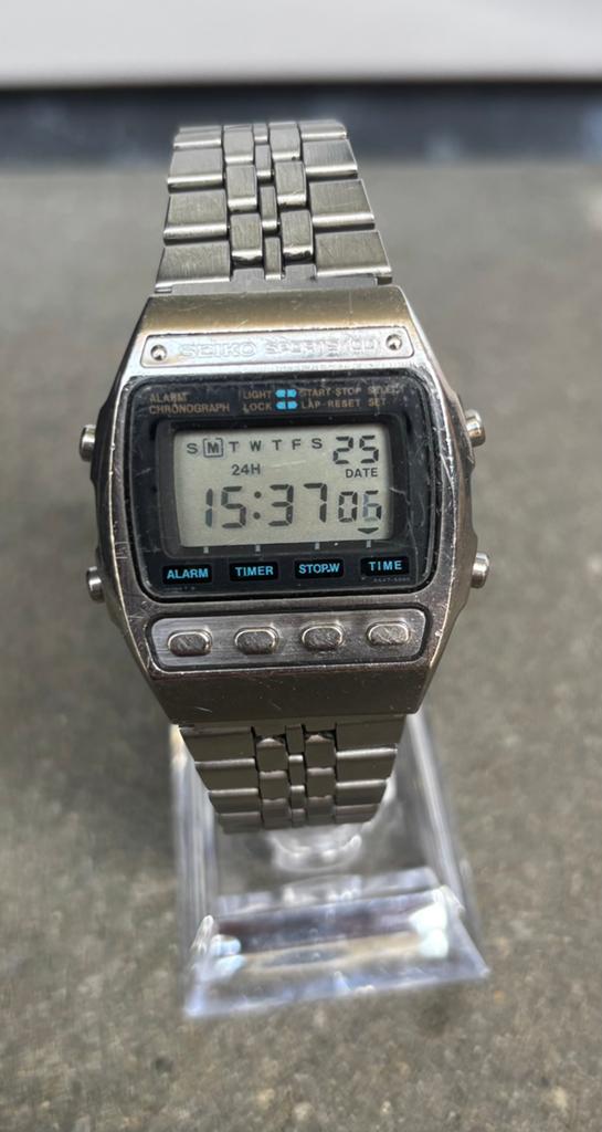 Seiko Sports 100 LCD a547 5050, Ophalen of Verzenden, Staal, Seiko, Onbekend