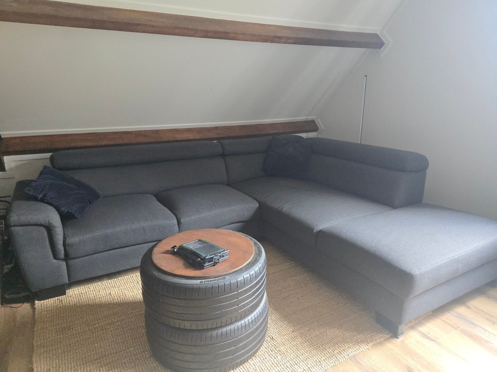 hoekbank met opbergvak, Ophalen, Gebruikt, Bank, Loungeset