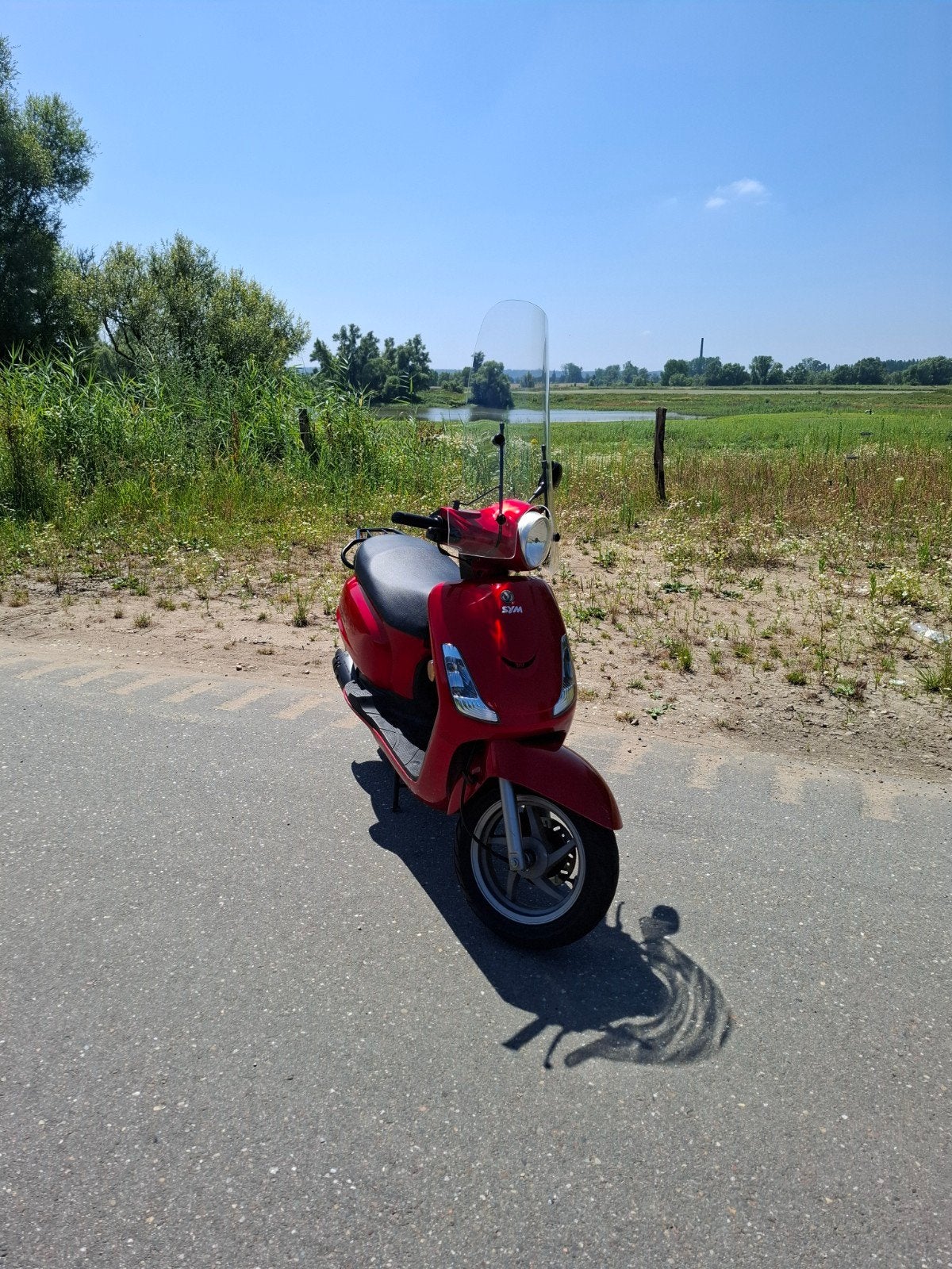 Sym fiddle 2, Ophalen of Verzenden, Zo goed als nieuw, Benzine, 50 cc