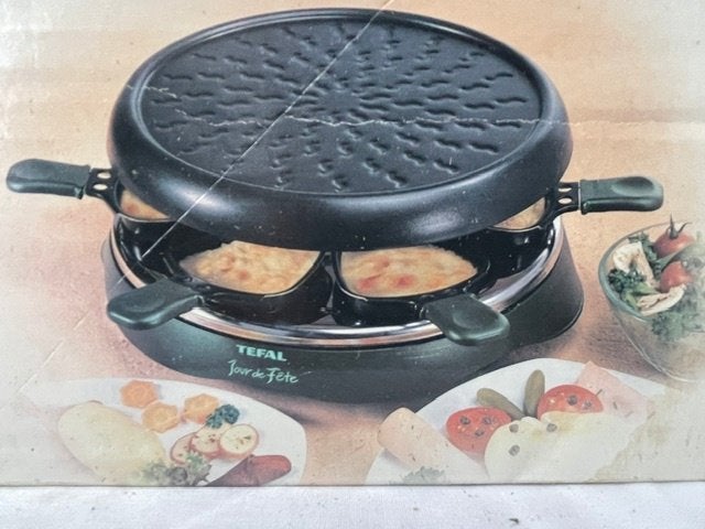 Nr.401: Raclette Gourmet Grill van Tefal, Ophalen of Verzenden, Zo goed als nieuw, 4 t/m 7 personen