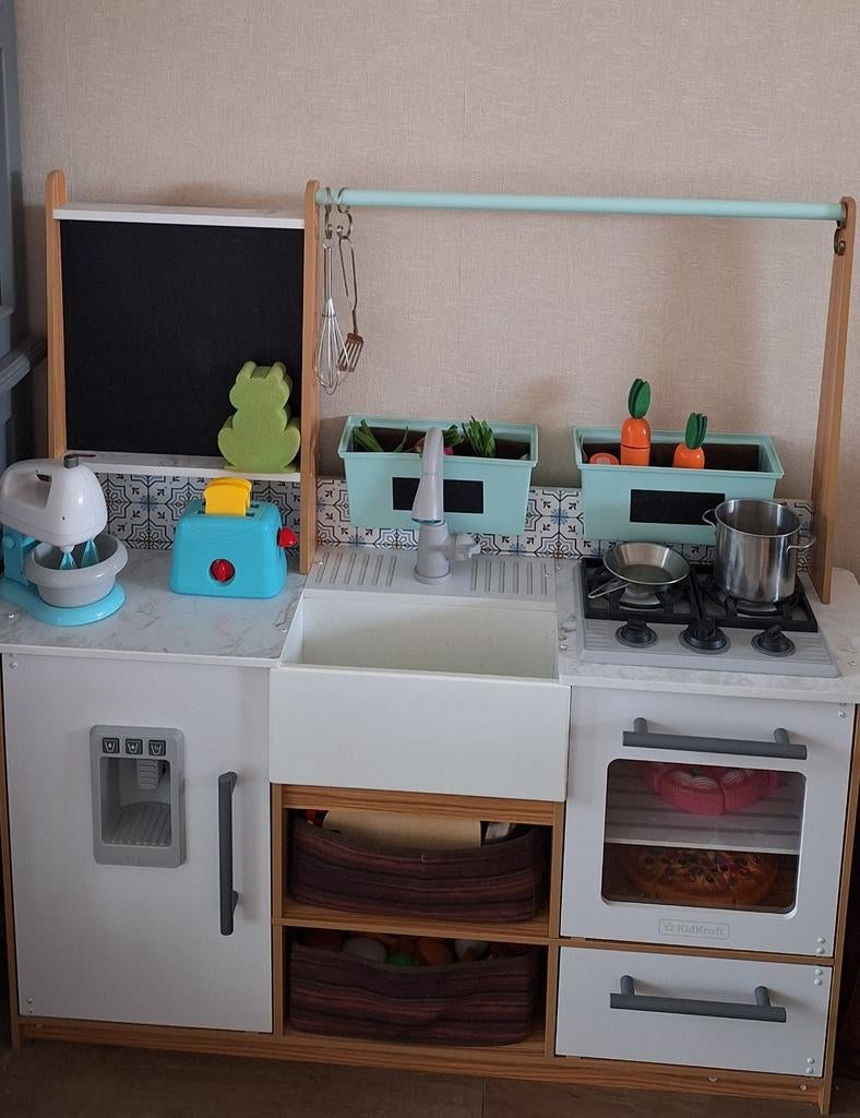 Kidkraft Kinderkeuken MET accessoires, Ophalen, Gebruikt, Hout, Speelkeuken