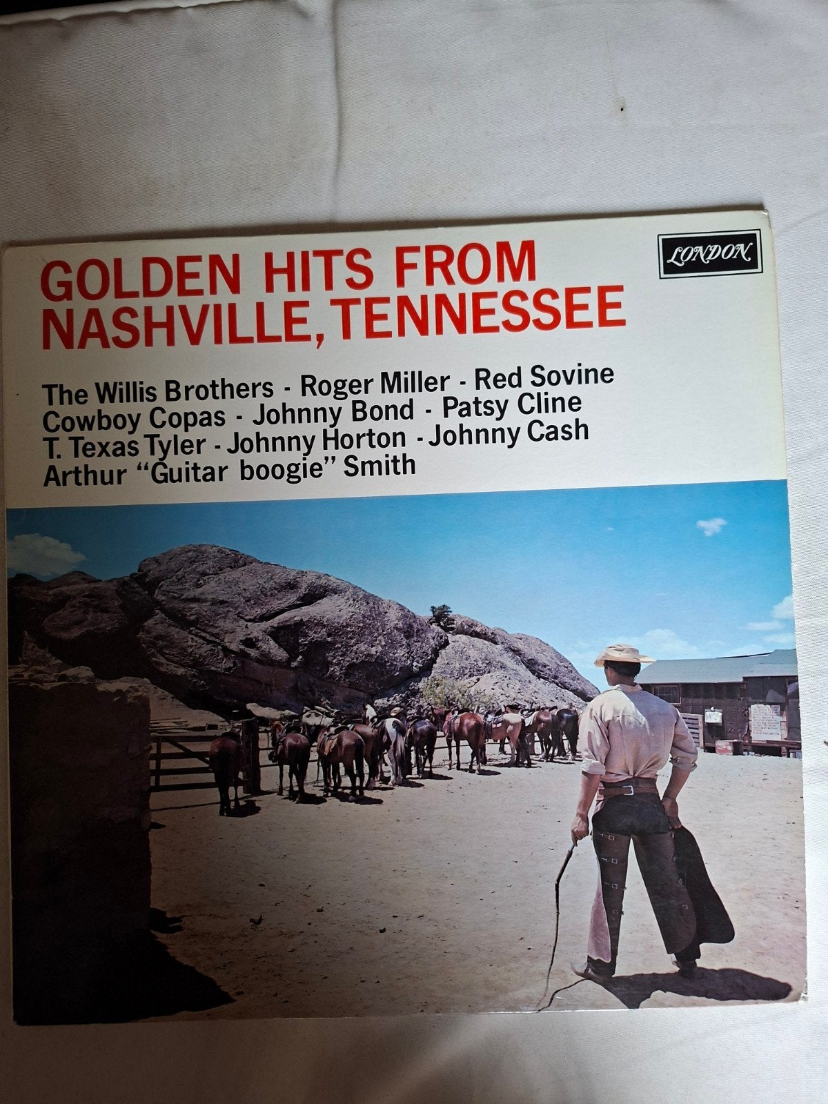 LP Golden Hits From Nashville, Tennessee - Diverse Artiesten, Ophalen of Verzenden, Gebruikt, Album, Americana