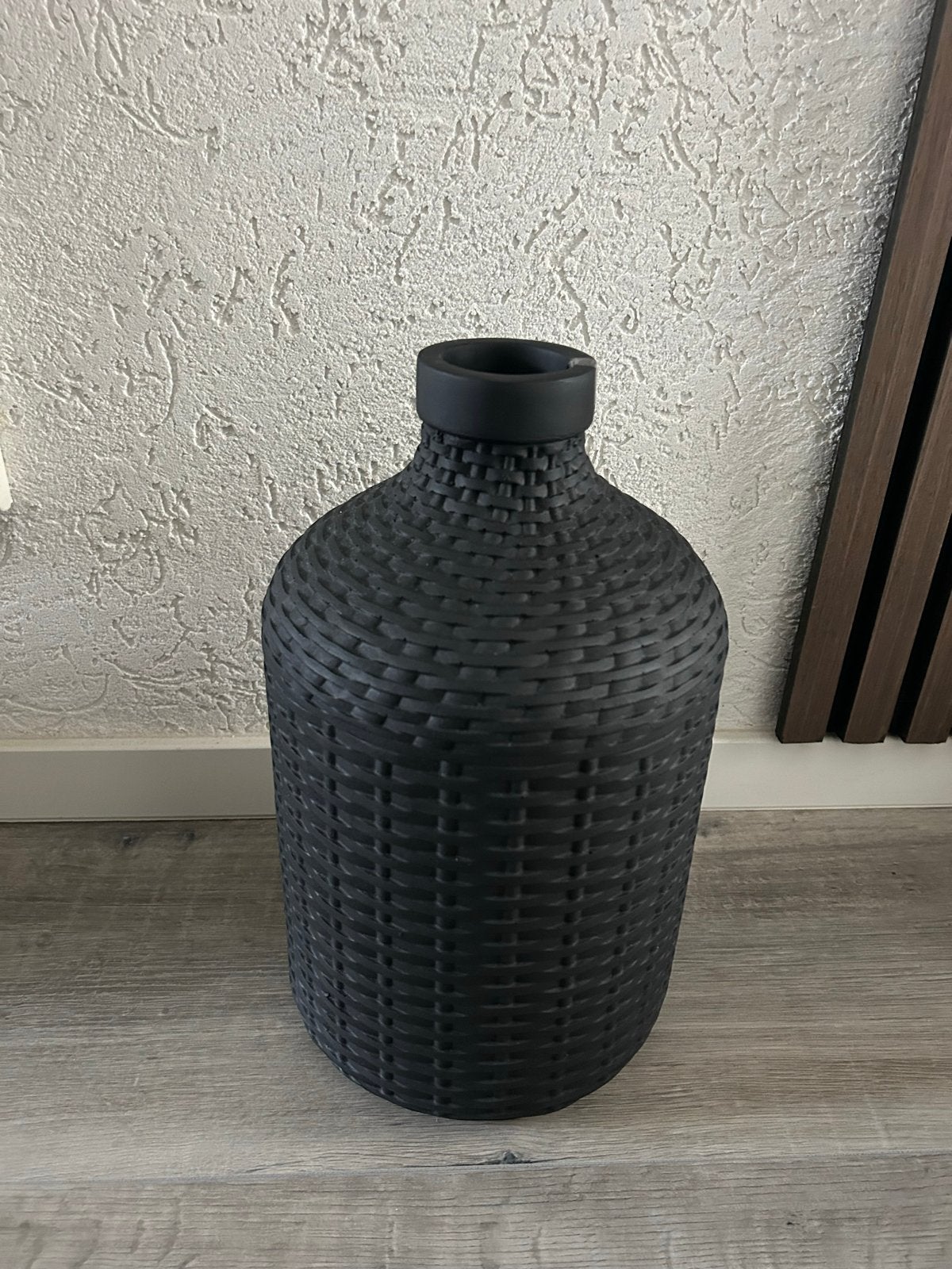 Light & living vaas, Overige materialen, Zwart, Ophalen of Verzenden, Zo goed als nieuw