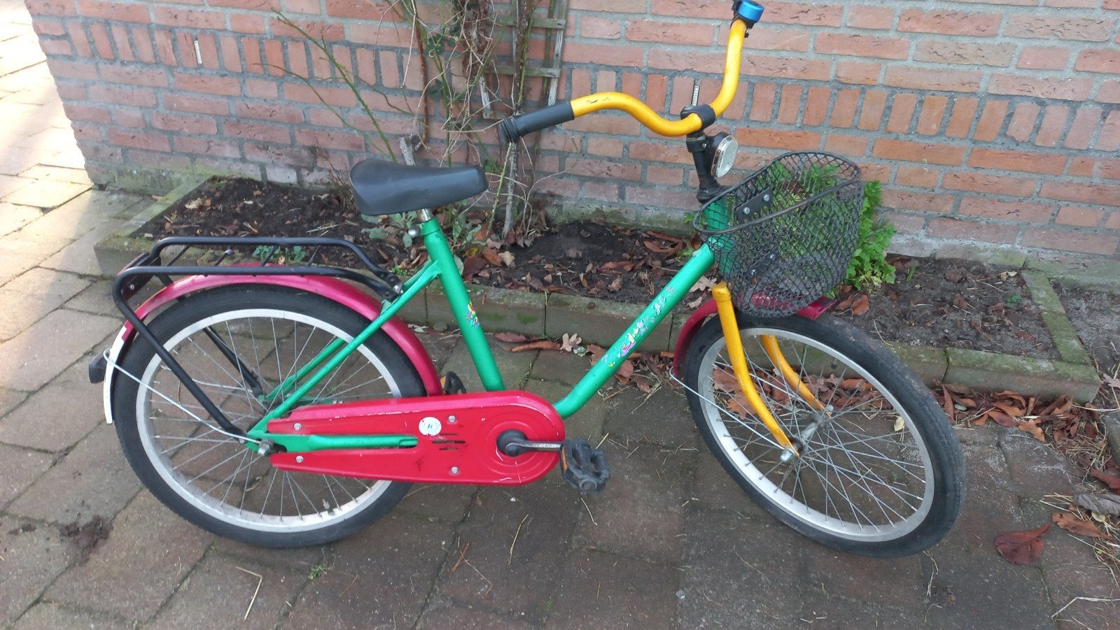 kleurrijk 20 inch meisjesfiets, Ophalen, Gebruikt, 20 inch of meer
