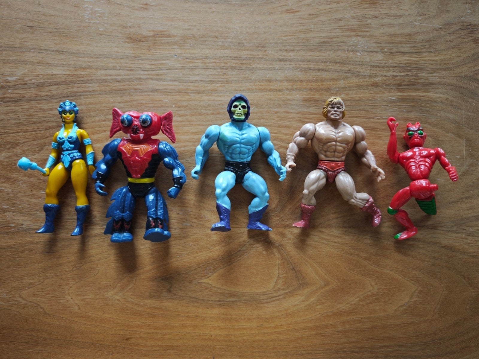 Vintage MOTU - Masters of the Universe actiefiguren set, Ophalen of Verzenden, Gebruikt