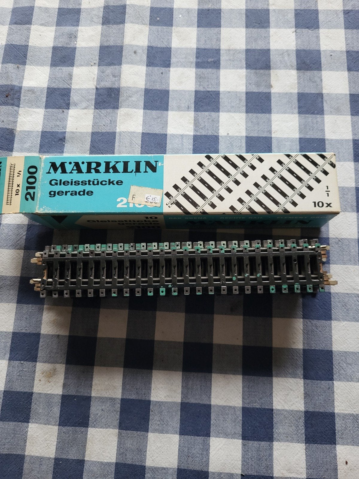 märklin K-rails recht 2100, Wisselstroom, Gebruikt, Rails, Ophalen of Verzenden