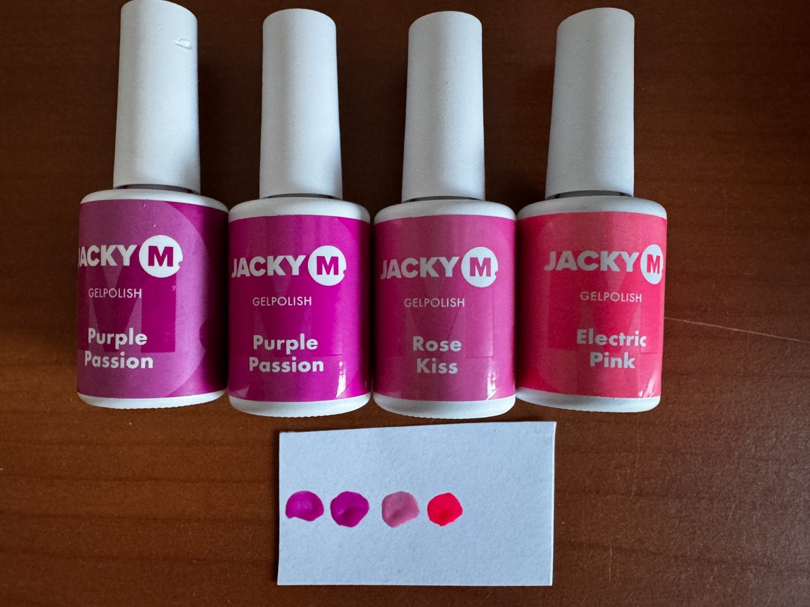 Gelnagellak Set - Purple Passion, Rose Kiss, Electri, Nieuw, Ophalen of Verzenden, Handen en Nagels, Make-up