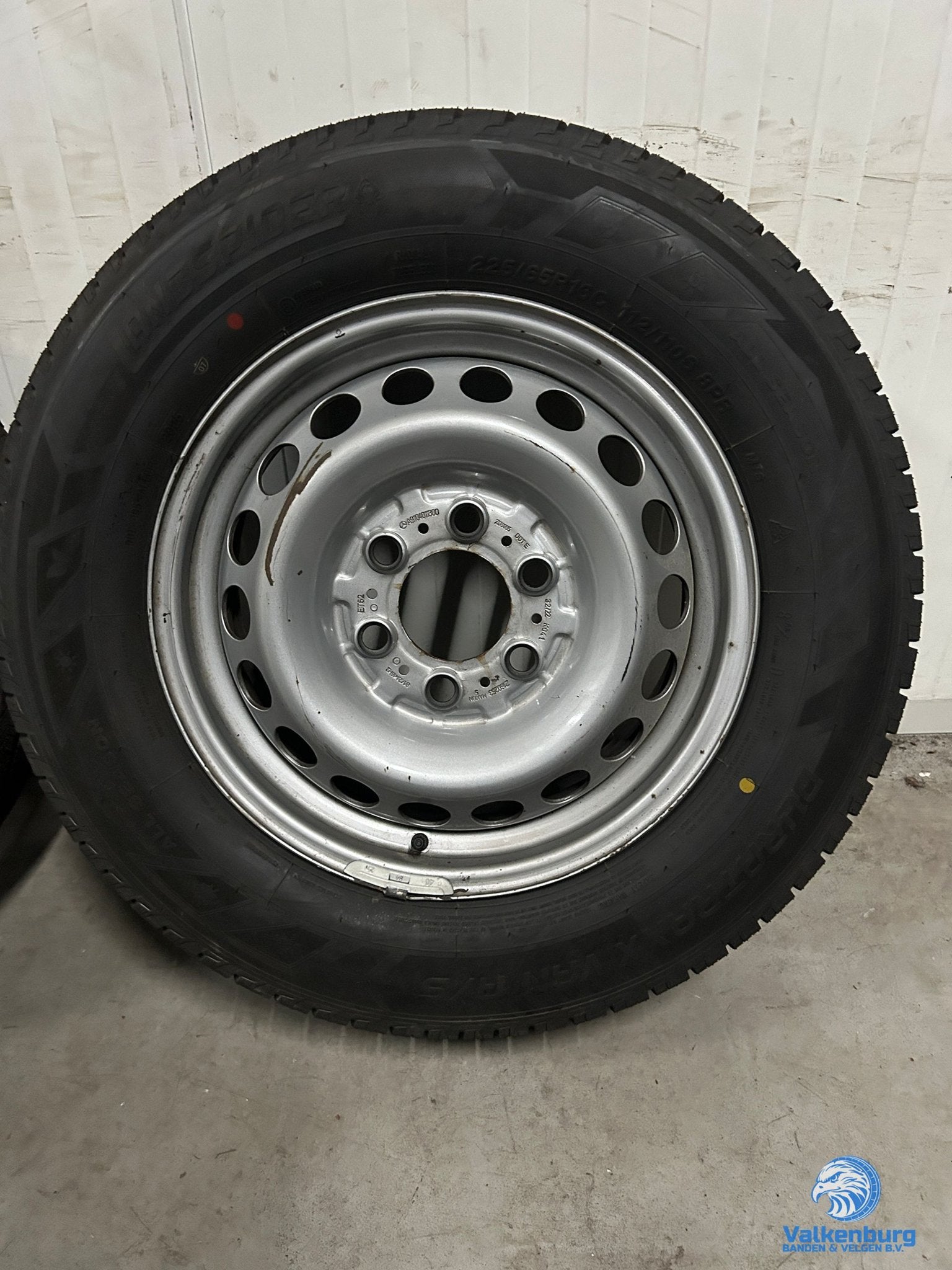 8mm! Originele Mercedes Sprinter B907 B910 16 inch stalen ve, -, Banden en Velgen, Ophalen of Verzenden, All Season