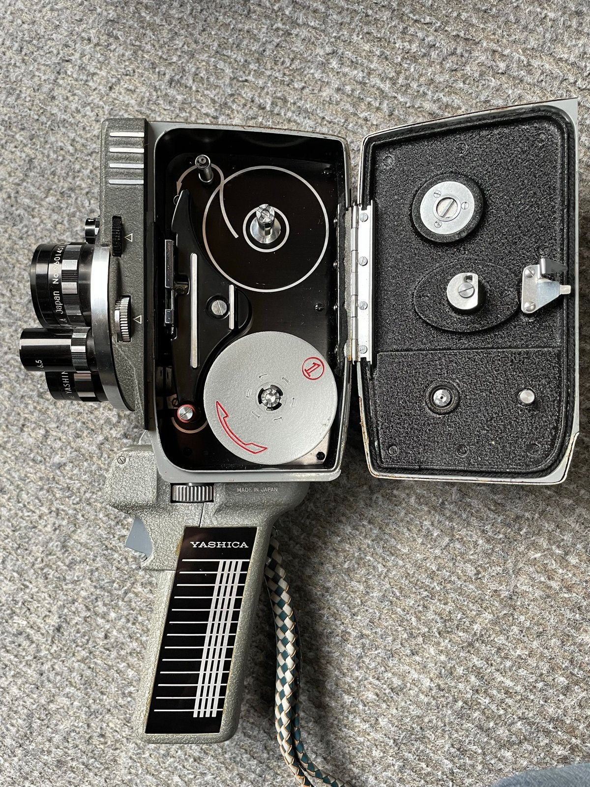 Yashica 8 e3, dubbel 8 Camera met Koffer en Handleiding, Ophalen, 1940 tot 1960, Filmcamera