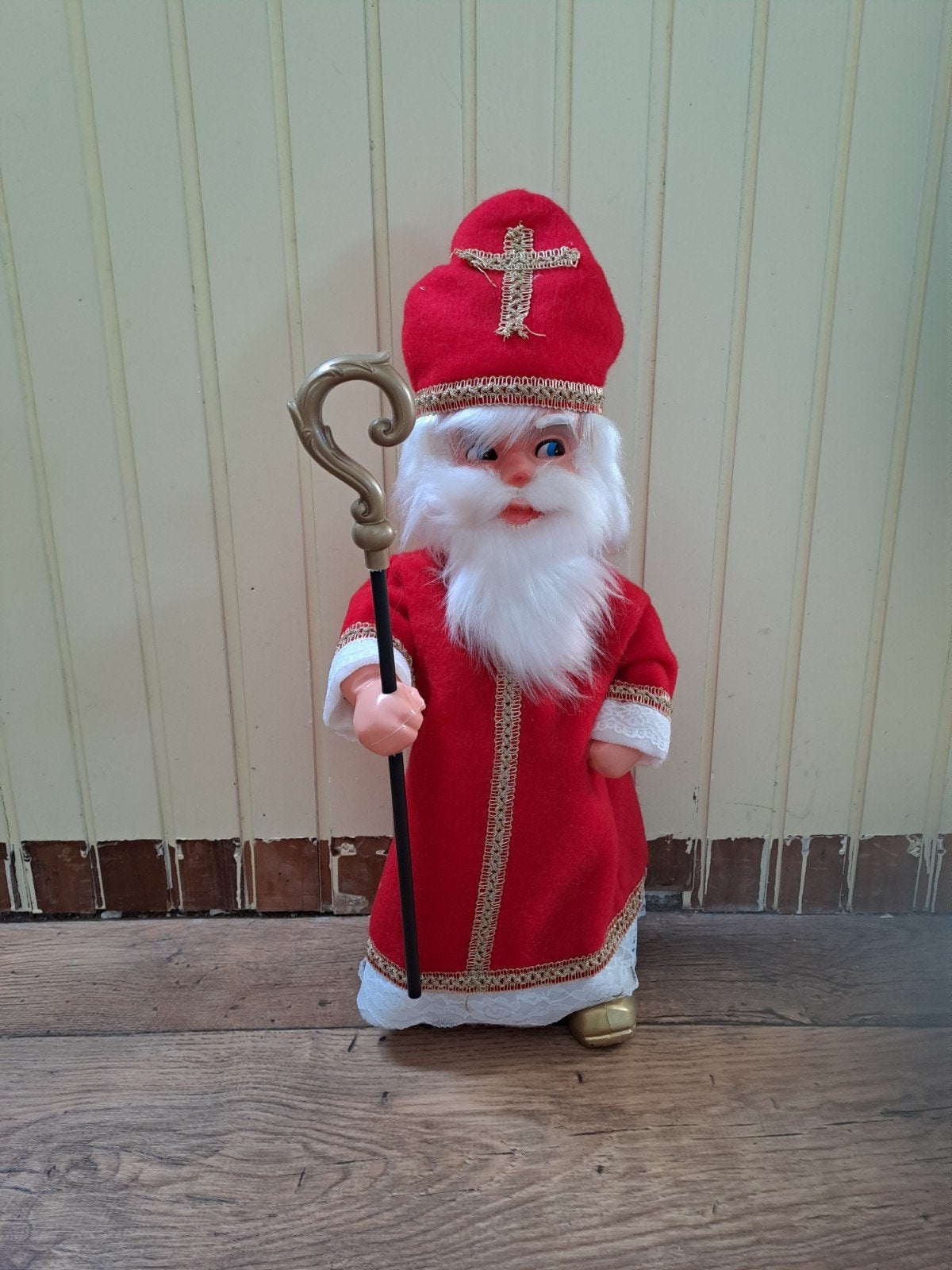 Sinterklaas ( etalage) en twee pietjes, Antiek en Kunst, Ophalen of Verzenden
