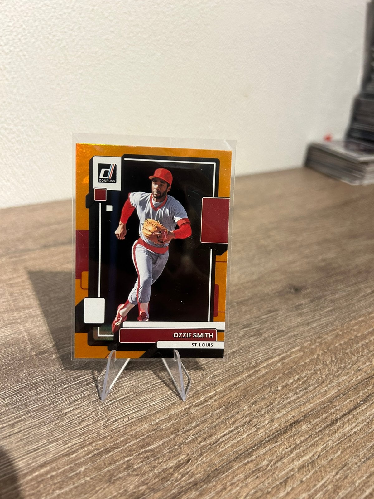Ozzie Smith 2022 Panini Donruss Baseball Orange Holo #163, Ophalen of Verzenden, Zo goed als nieuw, Plaatje