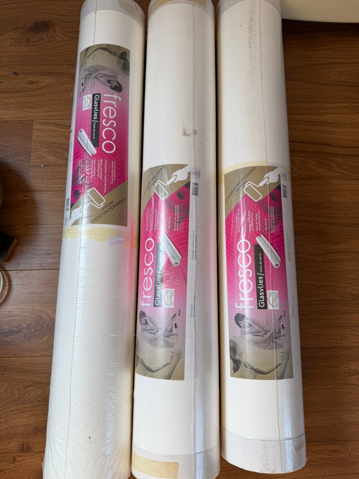 Glasvlies behang, Ophalen of Verzenden, Minder dan 10 m²