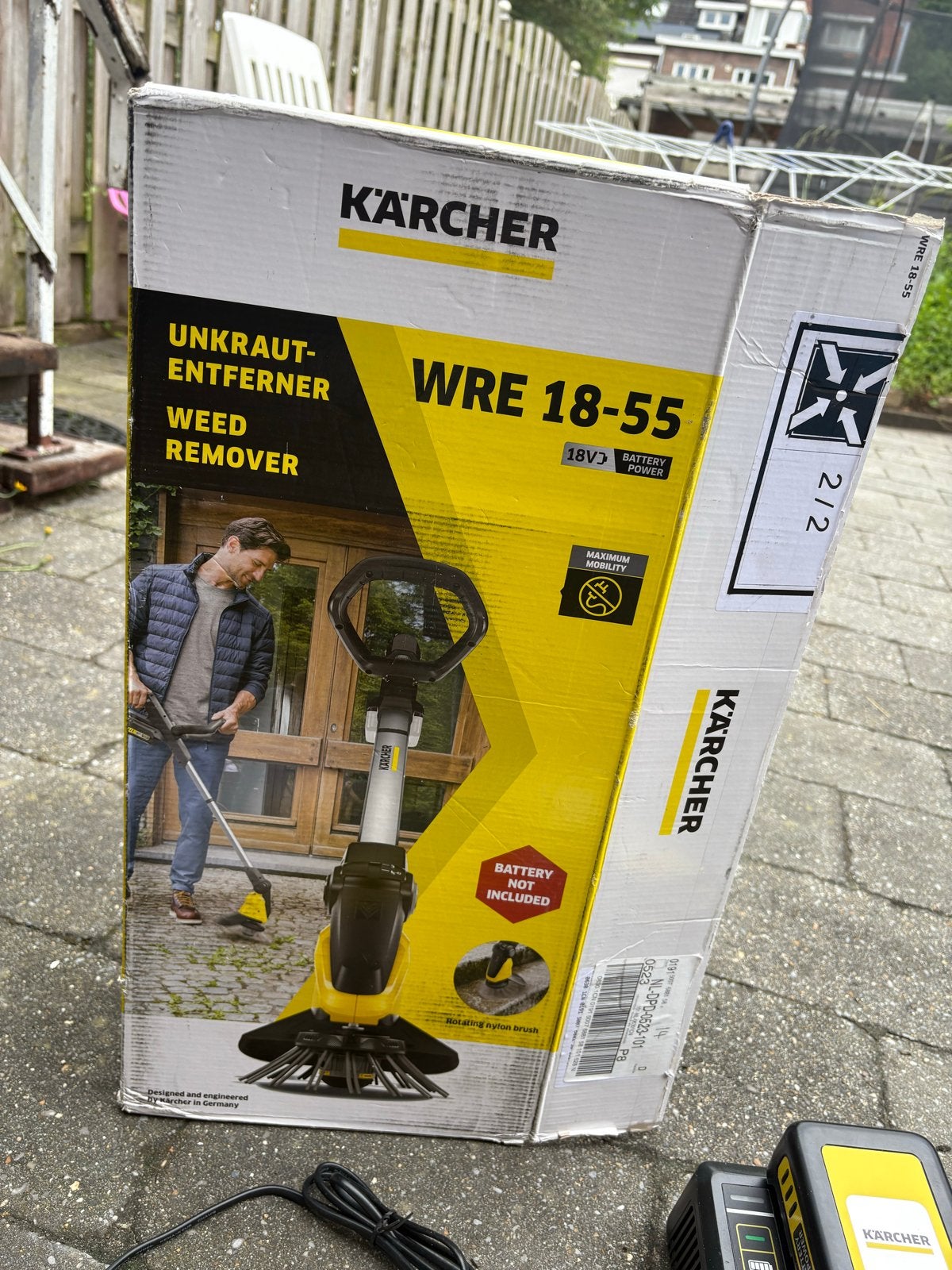 Karcher WRE 18-55 onkruidverwijderaar, Ophalen of Verzenden, Zo goed als nieuw, Accu