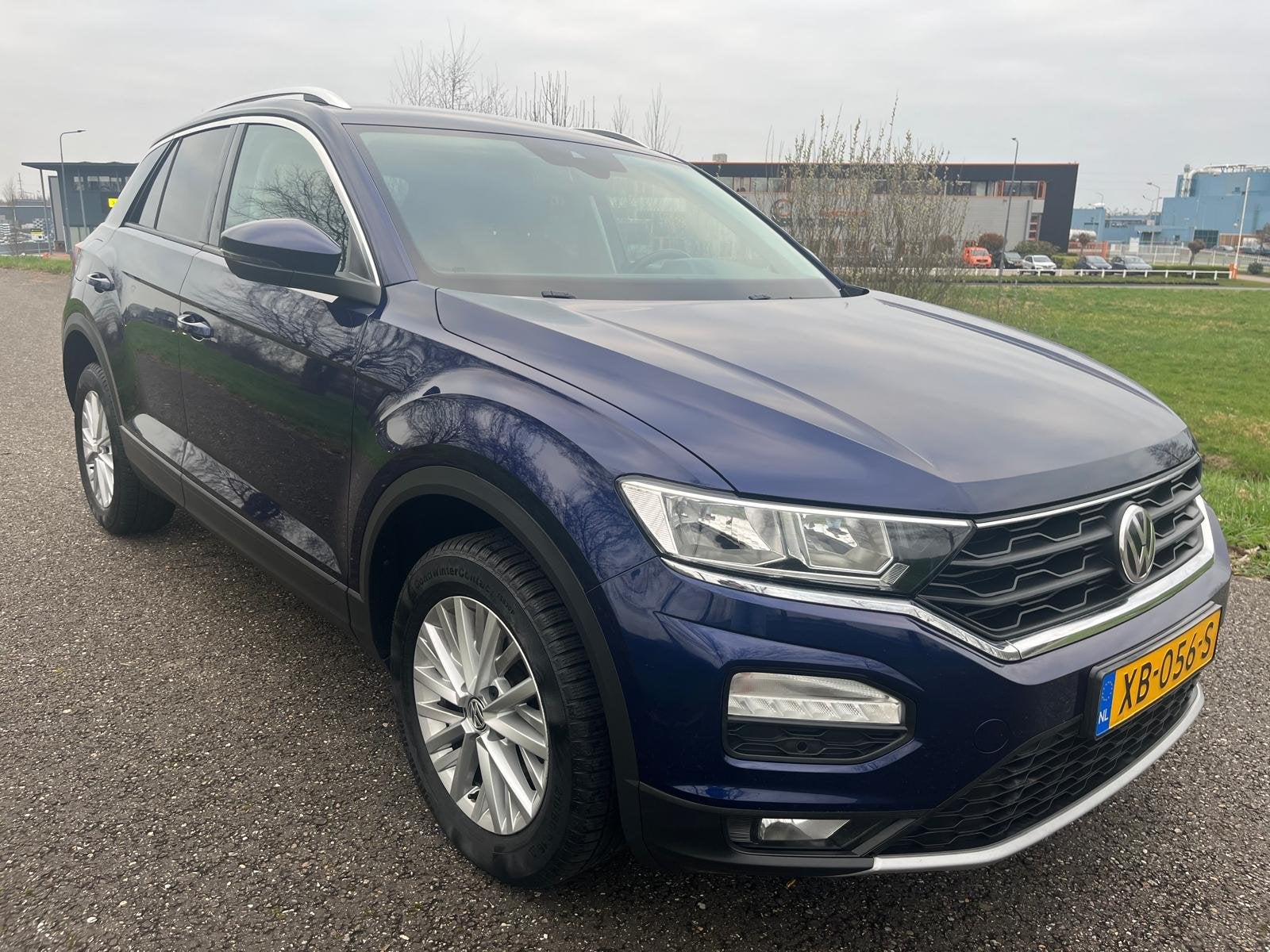 Volkswagen T-Roc 1.0 TSI Style (bj 2018), Auto's, Volkswagen, Voorwielaandrijving, Gebruikt, Euro 6, Blauw