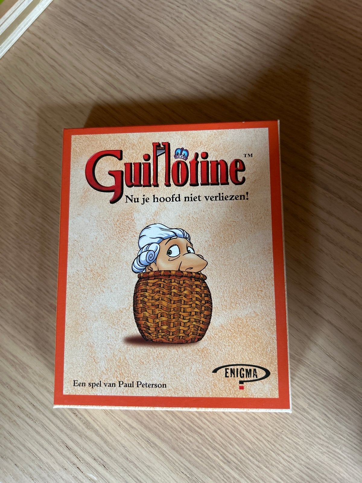 Guillotine: Nu je hoofd niet verliezen! Kaartspel, Drie of vier spelers, Ophalen of Verzenden, Gebruikt