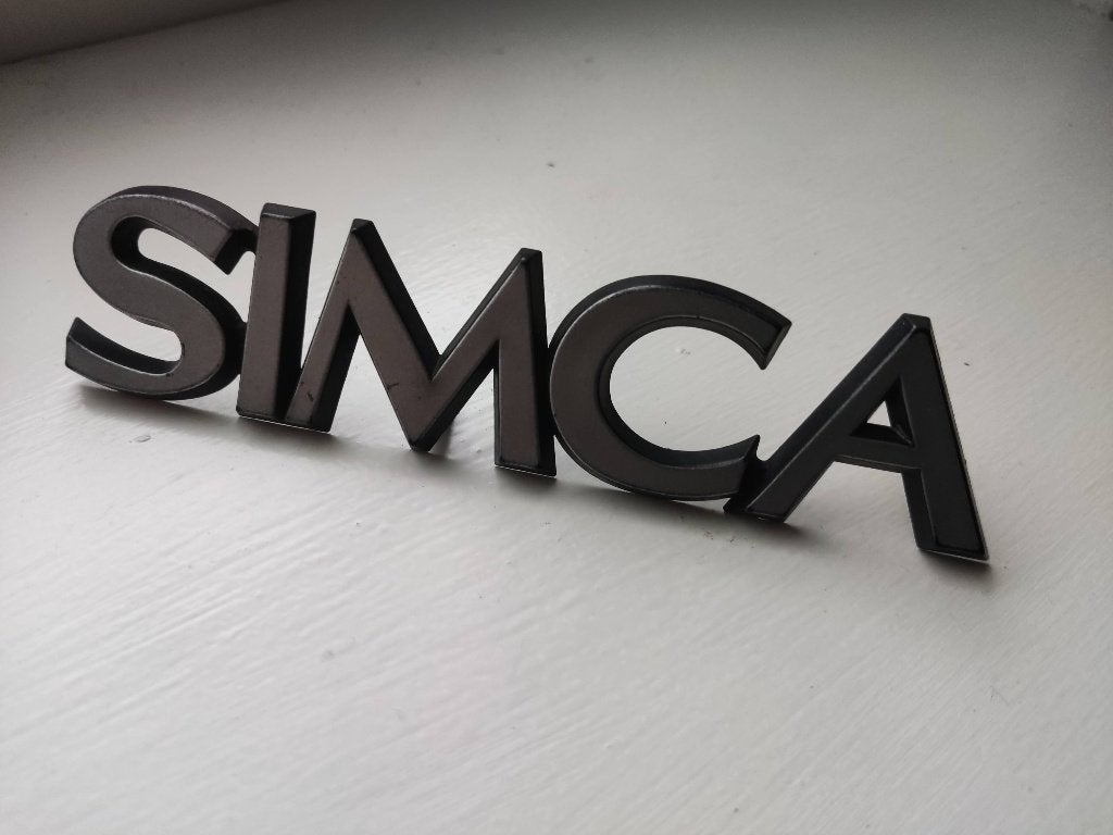 Simca embleem logo, Ophalen of Verzenden