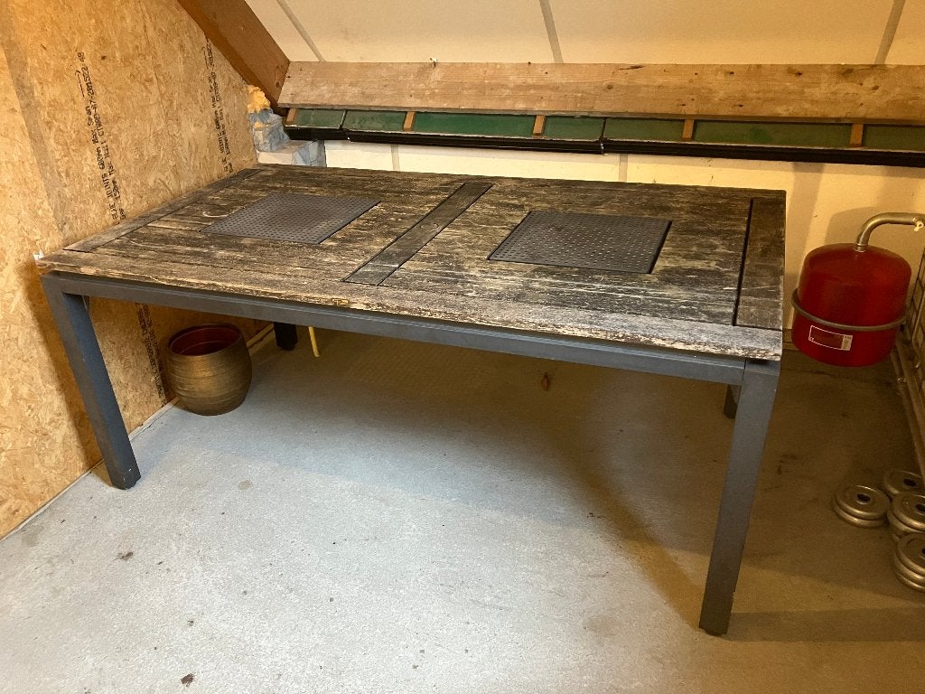 Tuintafel hout, Ophalen, Gebruikt, Rechthoekig, Teakhout