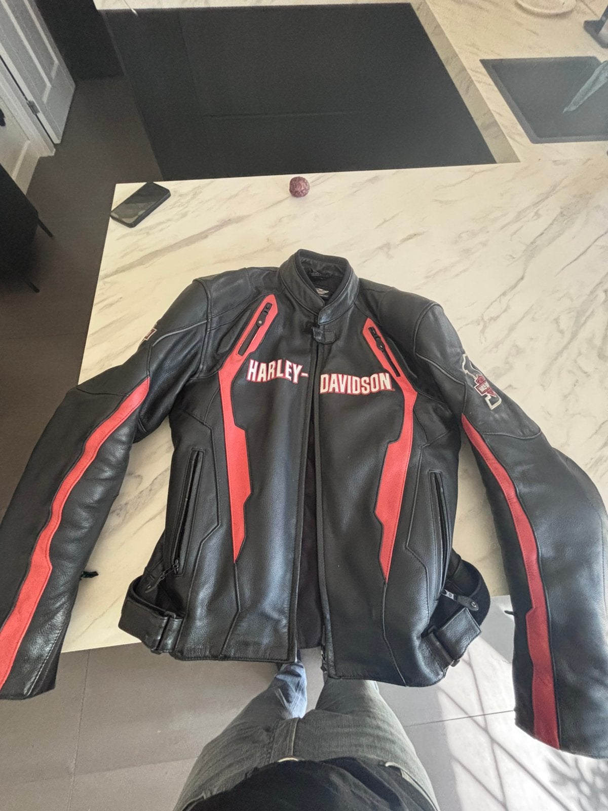 Harley davidon leren jas, Ophalen, Tweedehands, Jas | leer