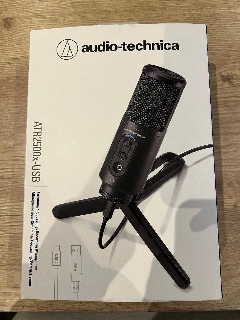 Audio Technica ATR2500x-usb, Ophalen of Verzenden, Zo goed als nieuw, Studiomicrofoon