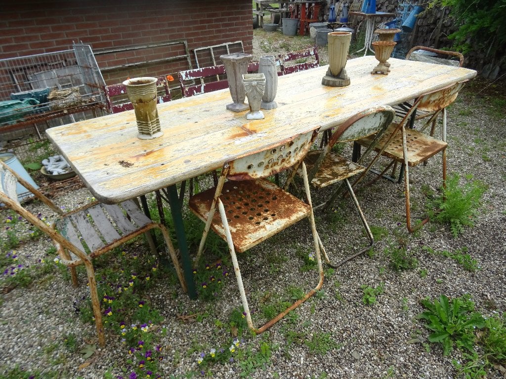 OPRUIMING: diverse Franse tuin terras stoelen stoeltjes etc., Ophalen