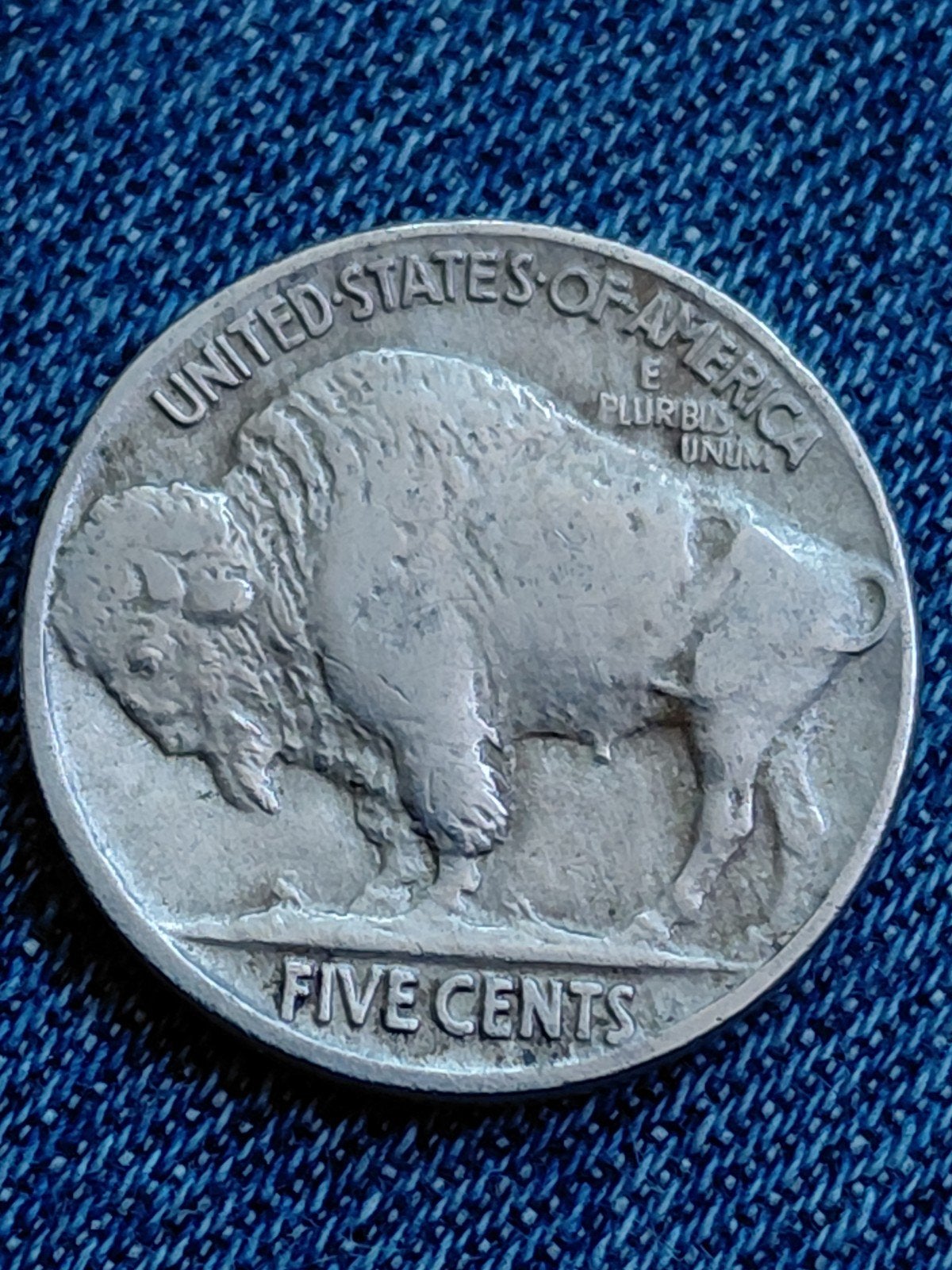 Amerika 5 Cents "Buffalo Nickel" 1924, Postzegels en Munten, Munten | Amerika, Verzenden, Noord-Amerika, Losse munt