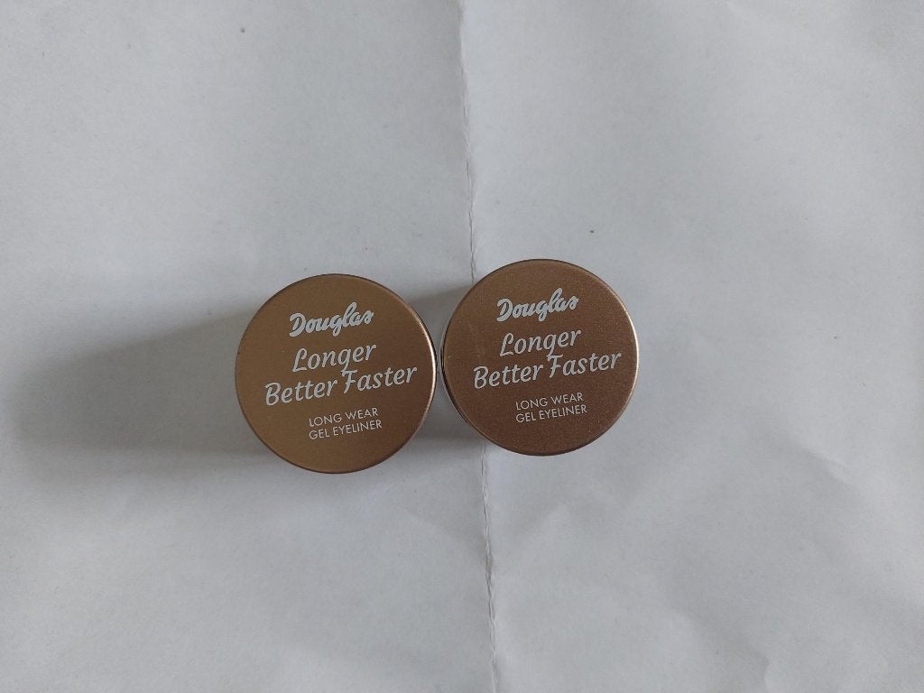 2 Nieuwe Douglas gel eyeliner (advr 256), Ogen, Bruin, Nieuw, Ophalen of Verzenden