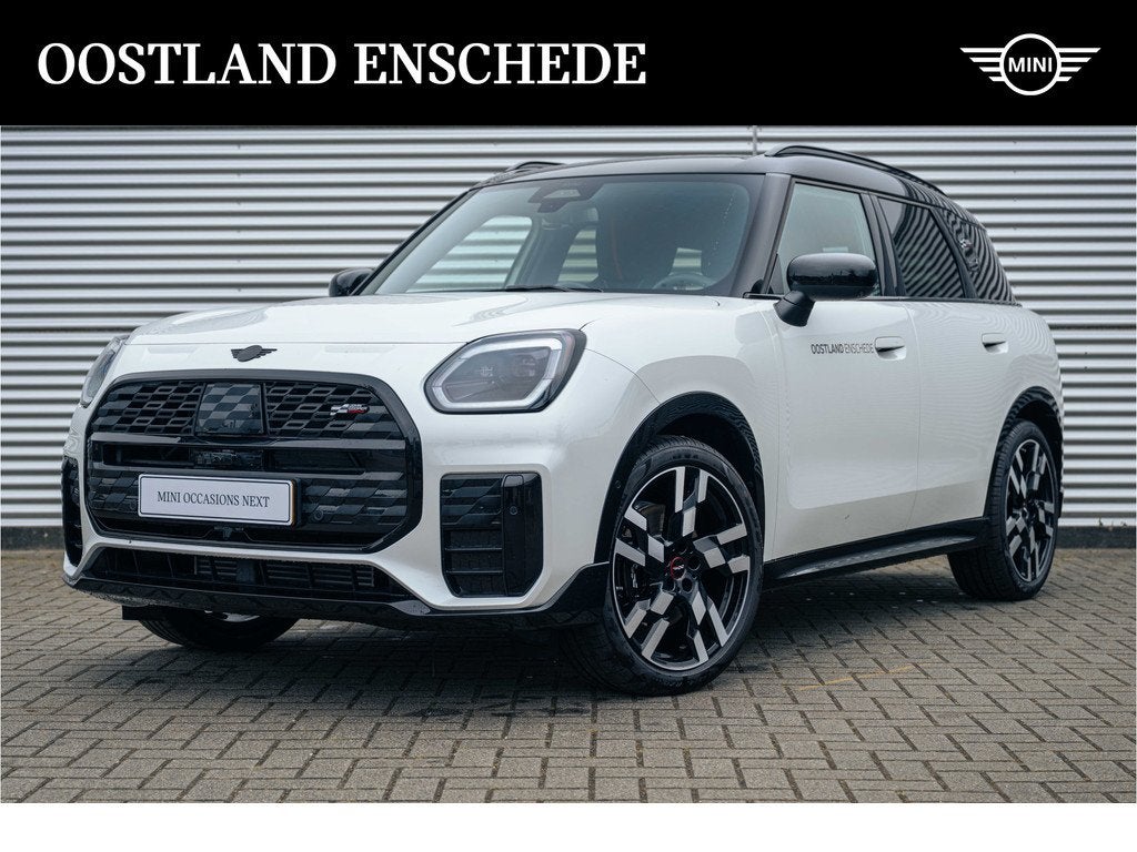 MINI Countryman C Automaat / John Cooper Works / Pakket L /, Auto's, Stof, Gebruikt, Met garantie (alle), Wit