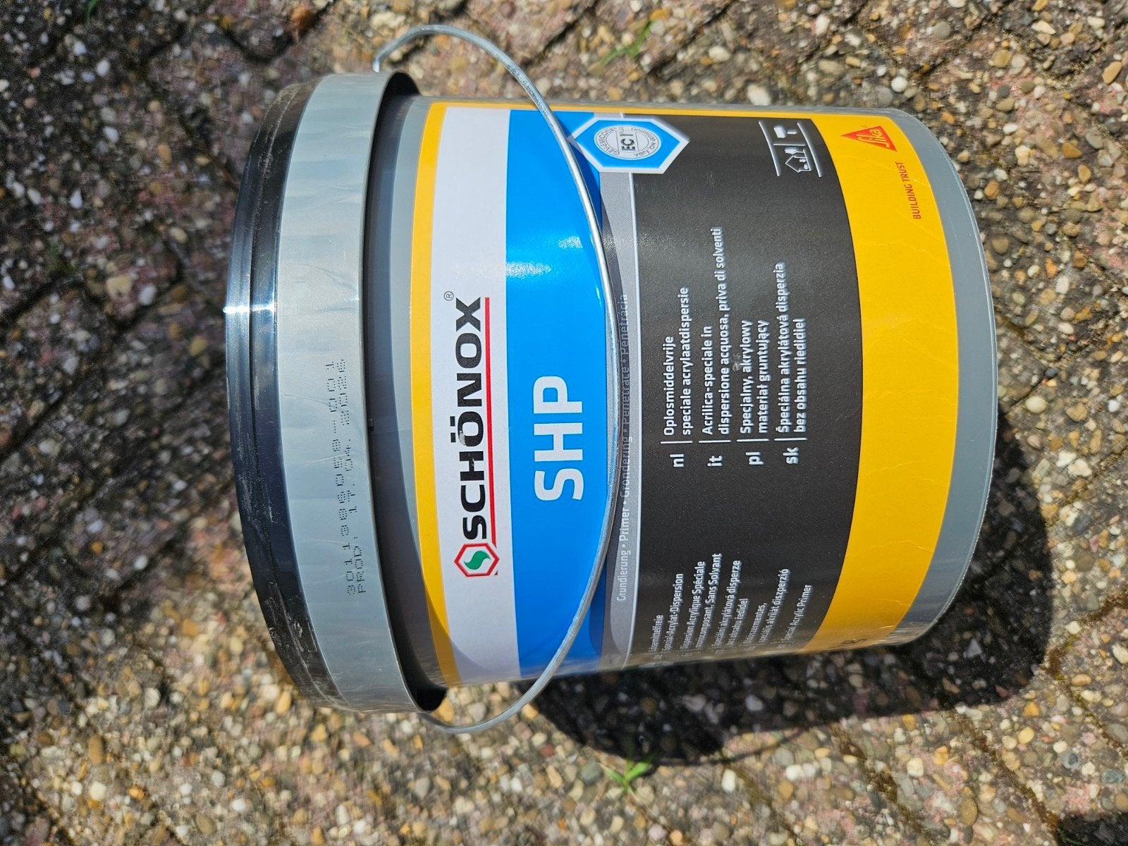 Schönox SHP primer 5 liter - Nieuw en ongeopend, 5 tot 10 liter, Ophalen of Verzenden, Nieuw