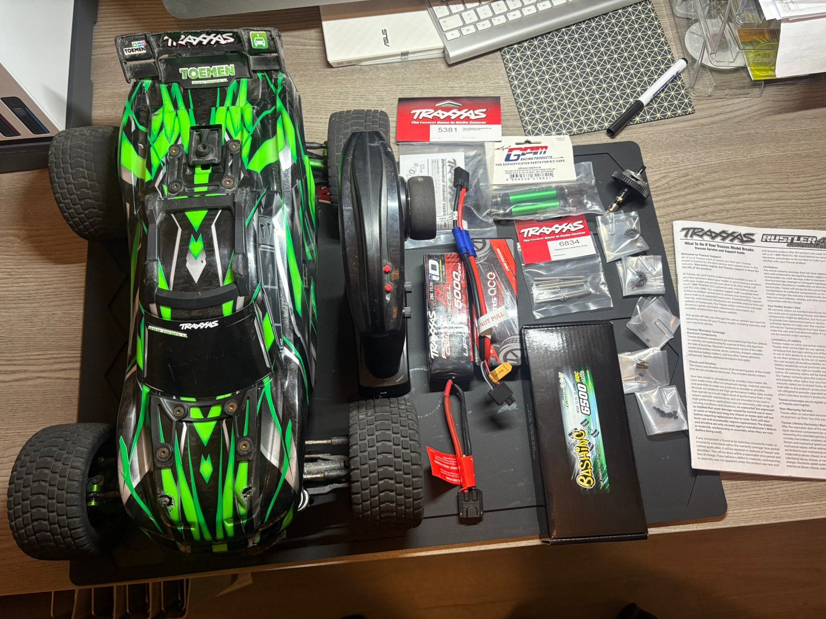 Traxxas Rustler Ultimate, Gebruikt, Auto offroad, Schaal 1:10, Ophalen