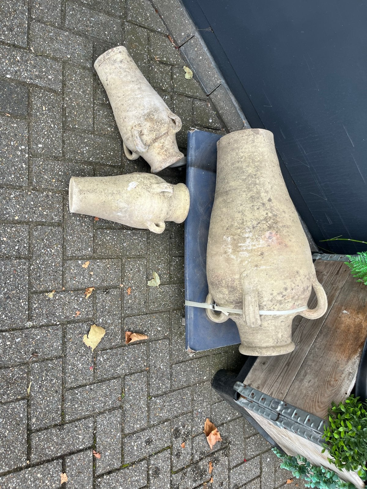 Set van 2 Antieke Kruiken: 1 Grote en 1 Kleine, Ophalen of Verzenden