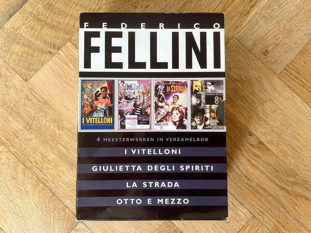 Federico Fellini - 4 DVD Boxset (krasvrij, met NL), Drama, Nederlands, Zo goed als nieuw, Italiaans
