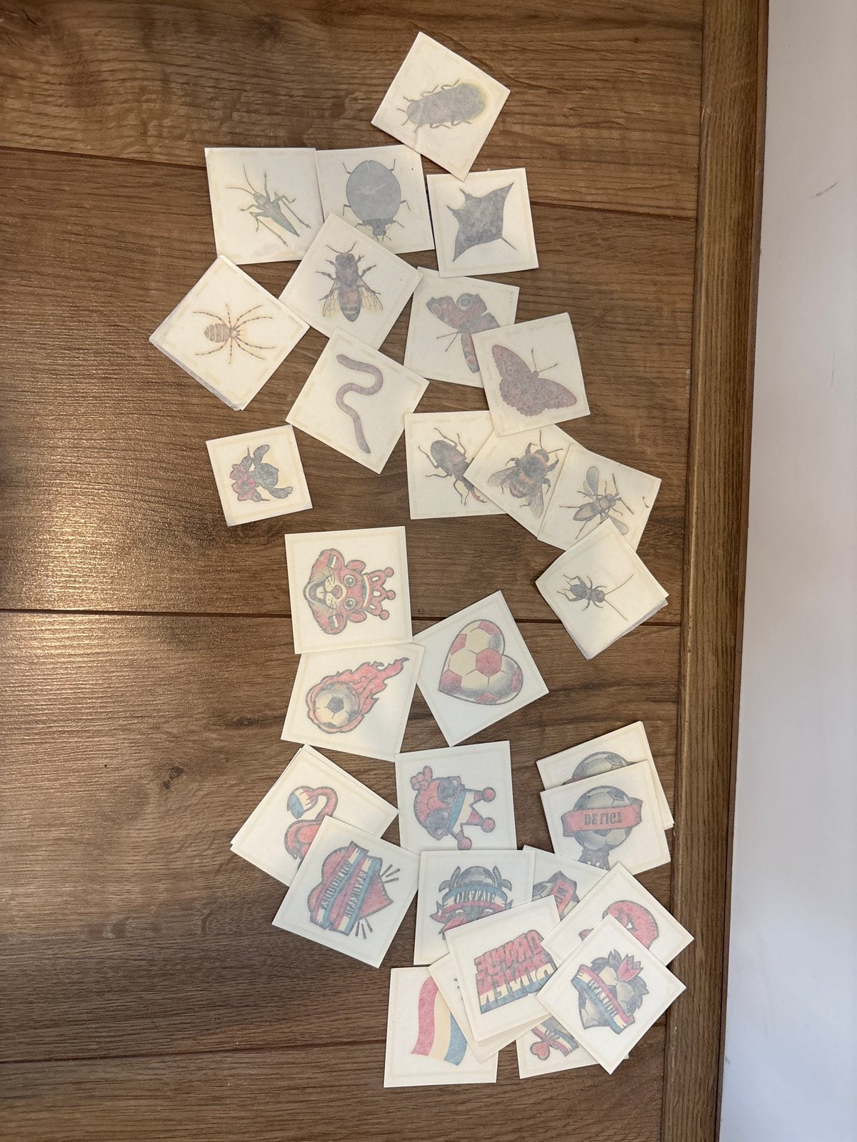 Tijdelijke Tattoos: Insecten, Sport & Meer (25+ stuks), Ophalen of Verzenden, Nieuw, Overige typen