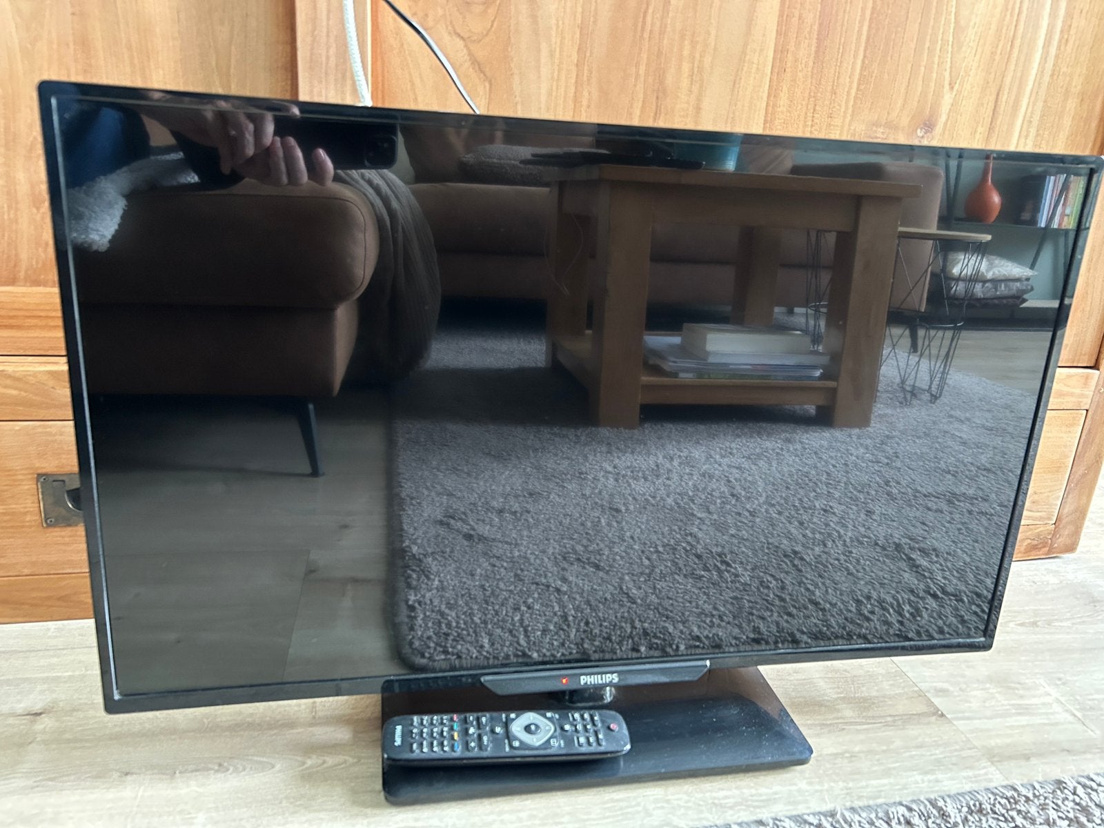 Philips 32 inch led TV met afstandsbediening - z.g.a.n., Philips, 50 Hz, Zo goed als nieuw, 80 tot 100 cm